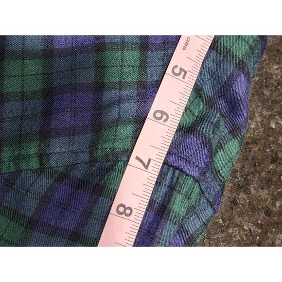 FIVE FOUR Nick Wooster 2XL Blue/Green Plaid NWT Long Sleeve Button Down Shirt - Picture 11 of 12